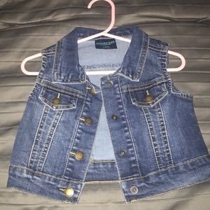 Jean jacket vest